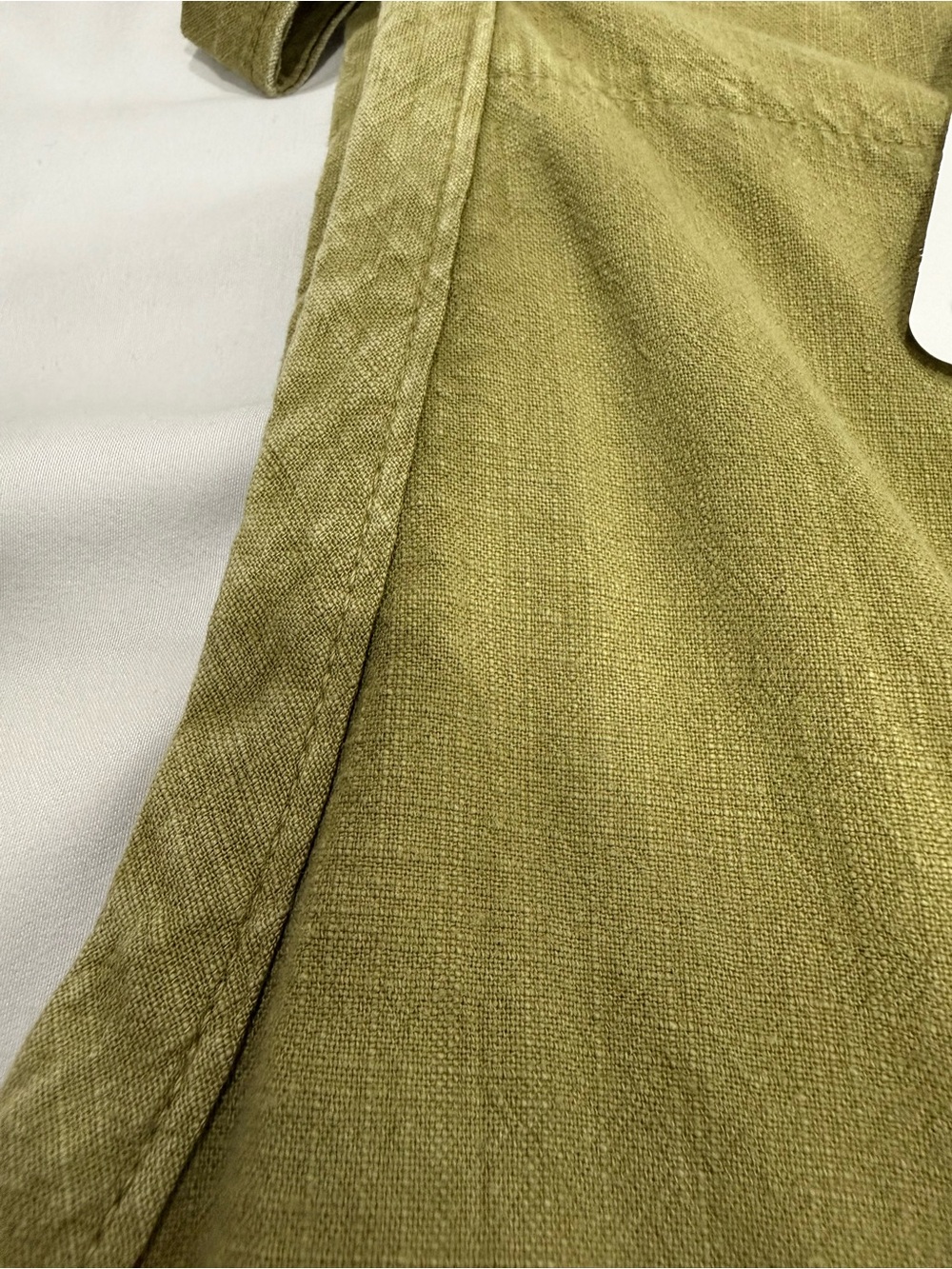 Omeksi Otantik Olive Green Wide Leg Jumpsuit One Size Boho Resort - Picture 3 of 8